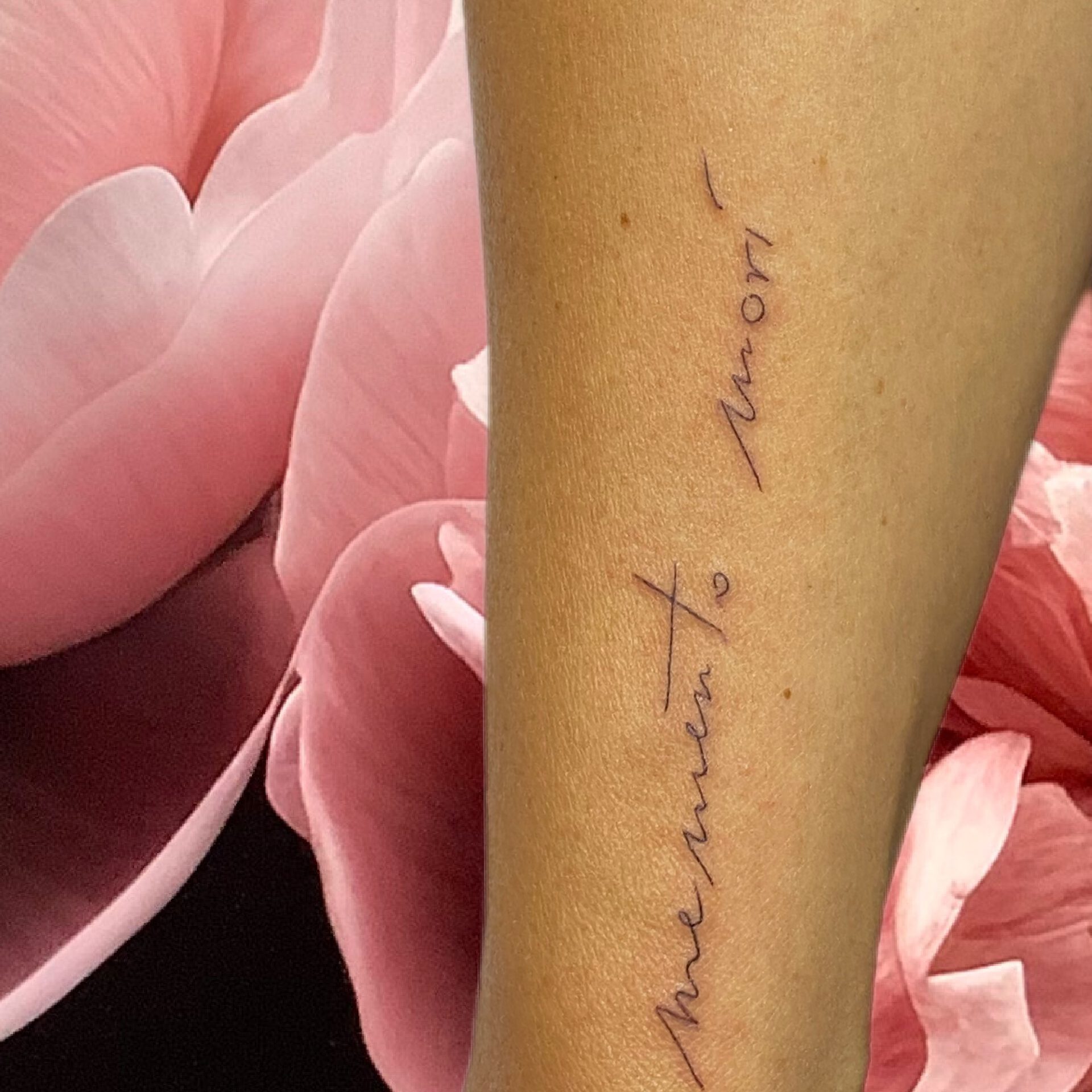 Tattoo Schriftzug Handschrift hand writing